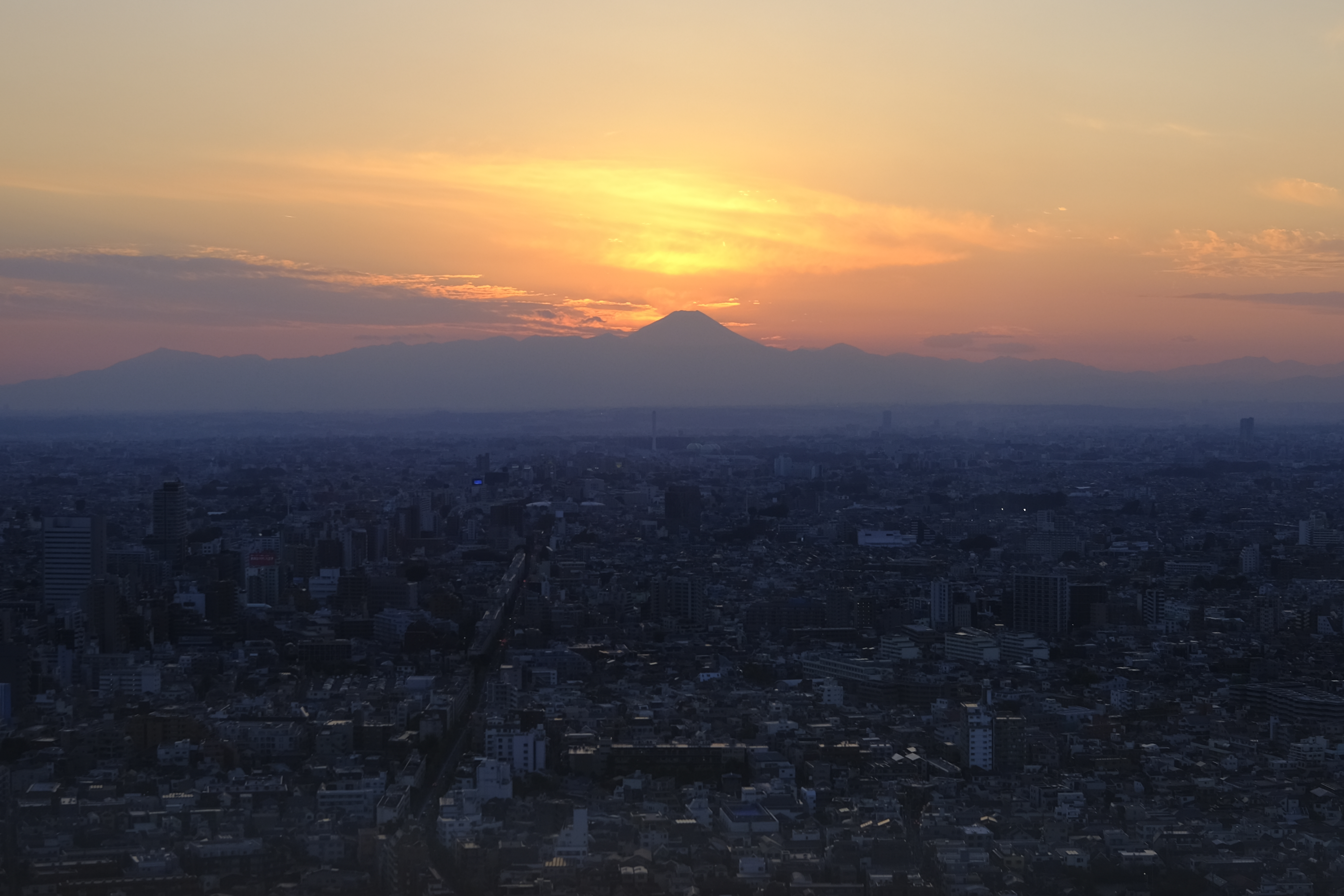 Tokyo sunsets, absolute scenes